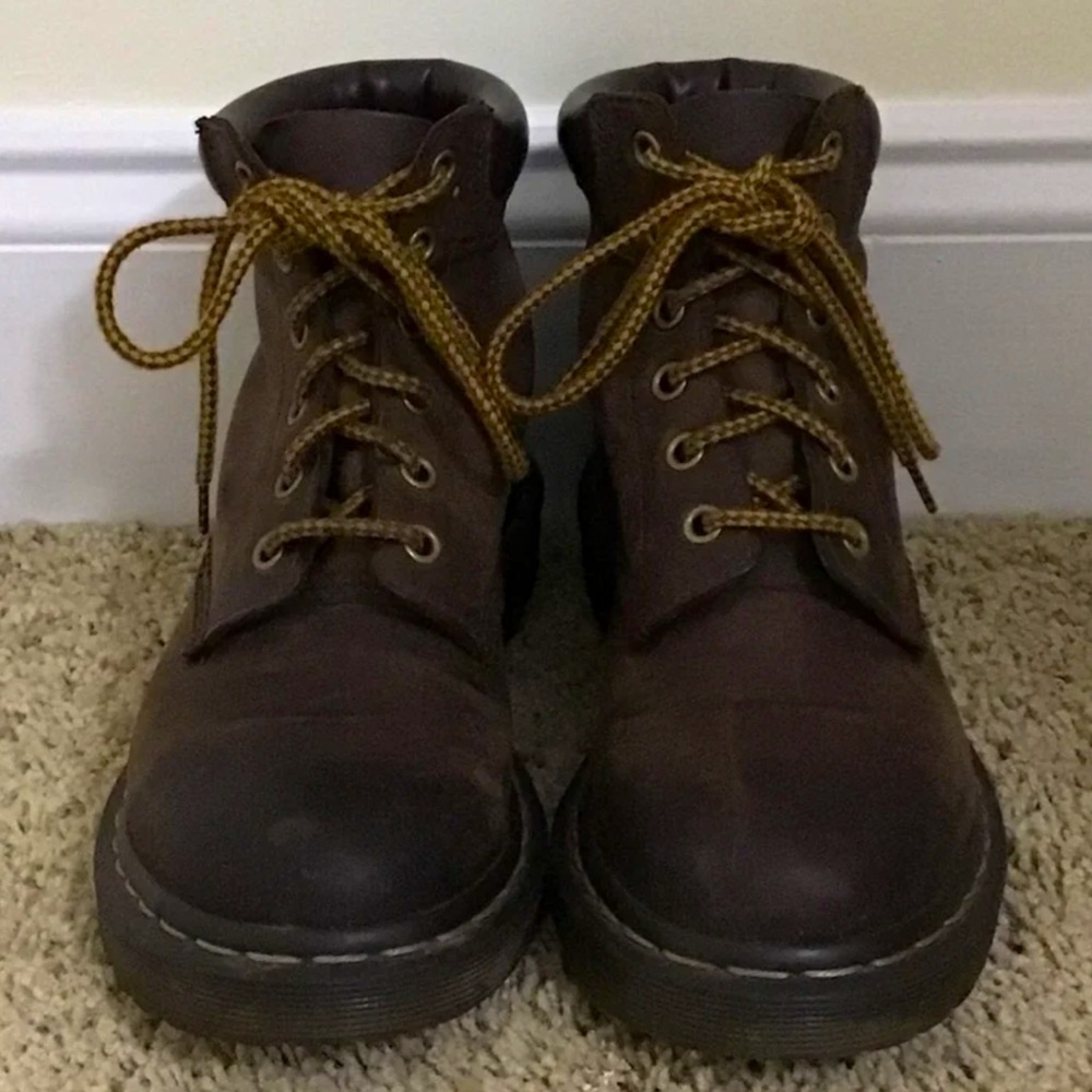 Vintage Brown Oiled Leather Dr. Martens Size 6 1/2